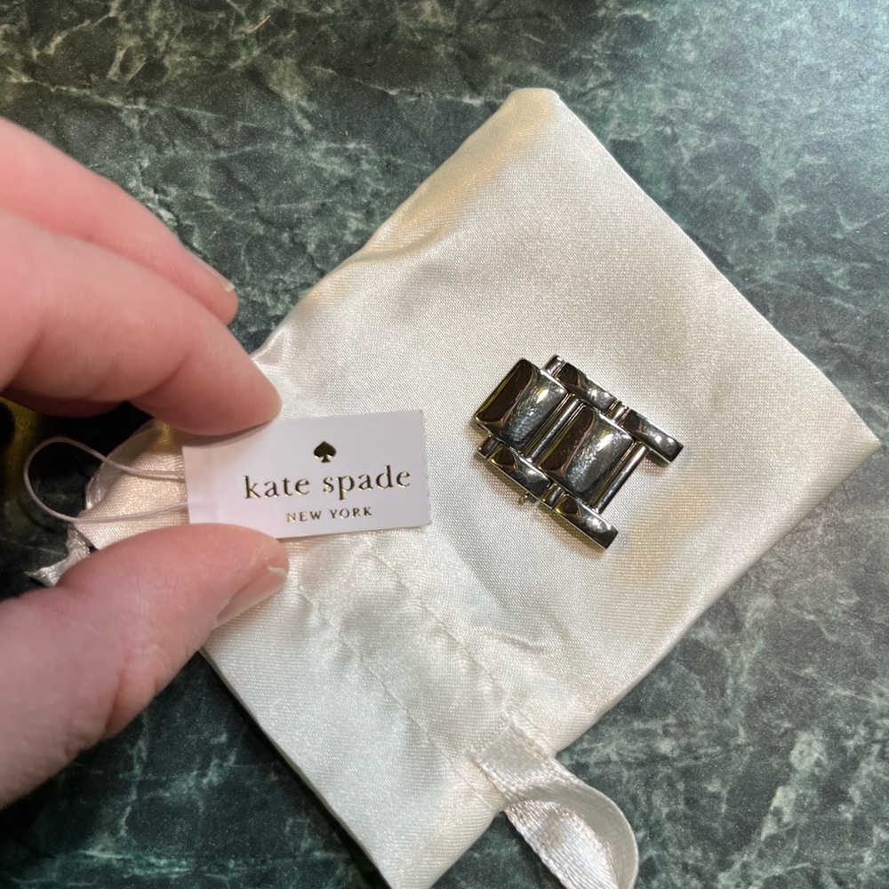 NWT Kate Spade Silver Stainless Steel Watch - Picture 6 of 9